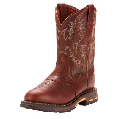 Ariat Workhog Pull-on - Werkschoenen DonkerKoper Heren - 22461-887